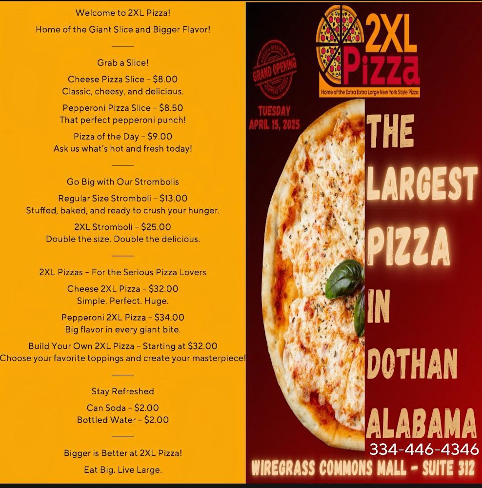 2XL Pizza Cheese Pizza Slice